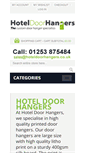 Mobile Screenshot of hoteldoorhangers.co.uk